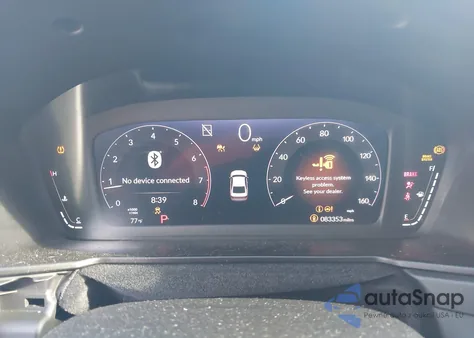 2023 Honda Accord Ex z USA, uszkodzony, nr VIN 1HGCY1F3XPA042503